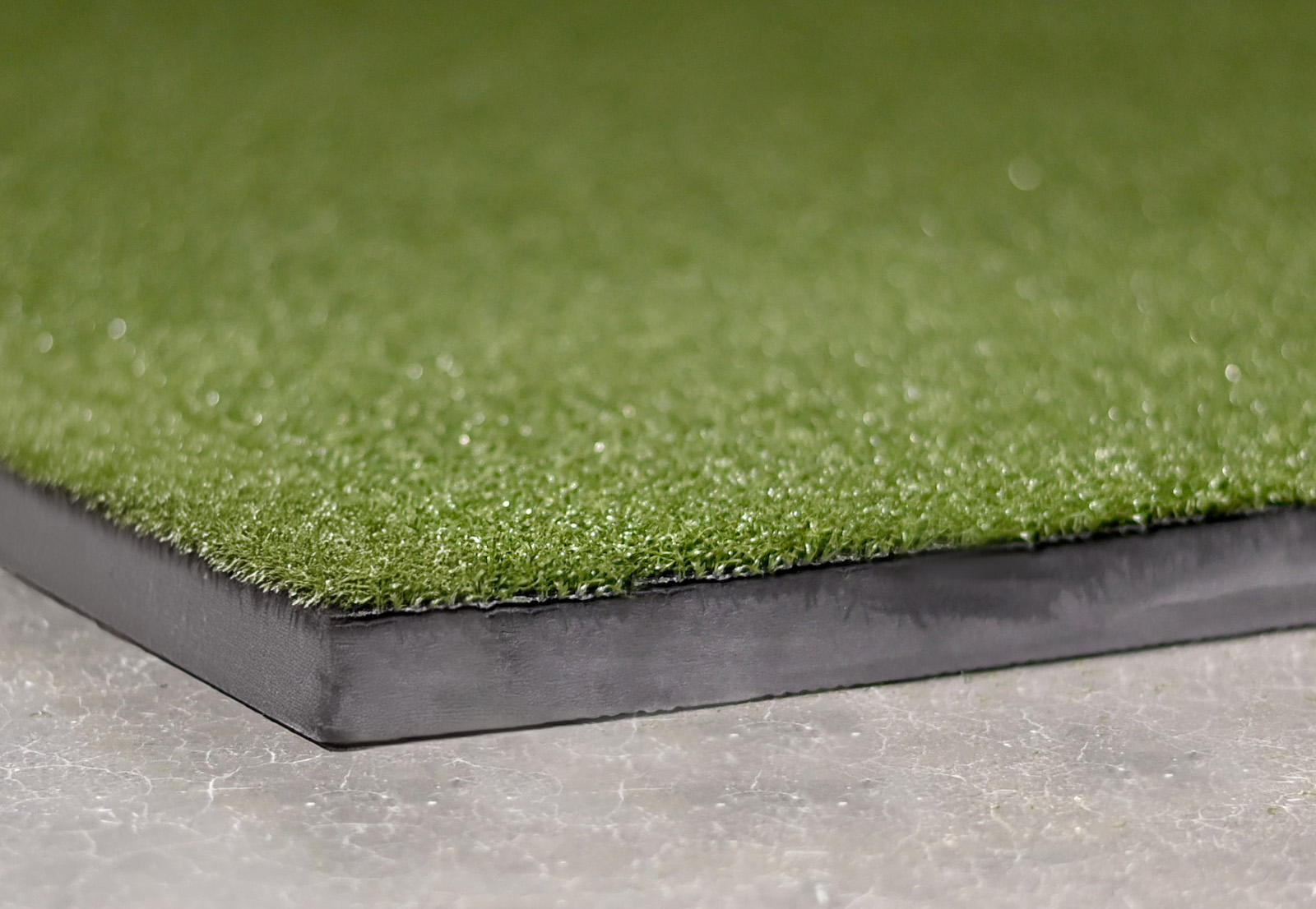 Golf Room subfloor with turf