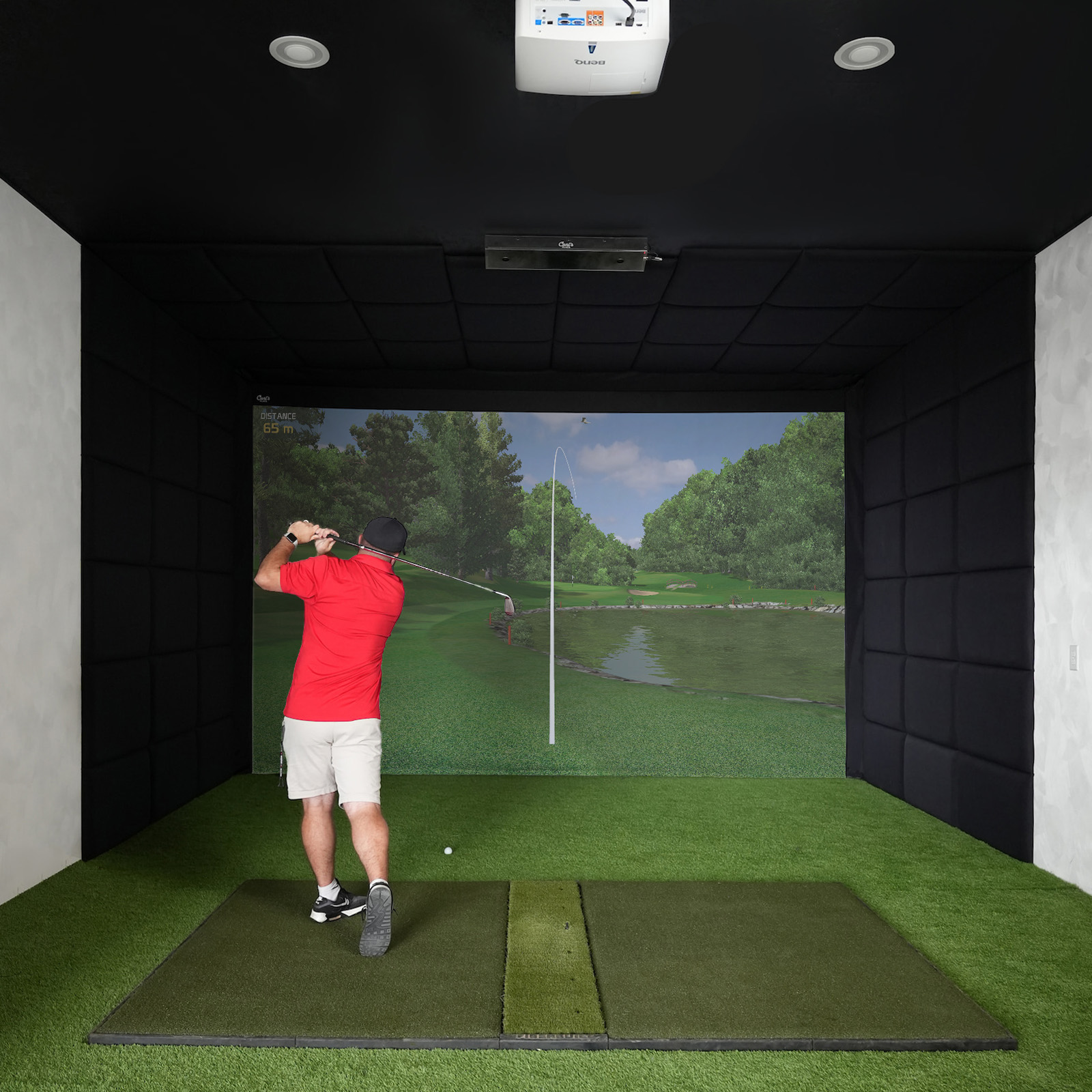 Carl's Built-In Golf Room - Convert Your Room