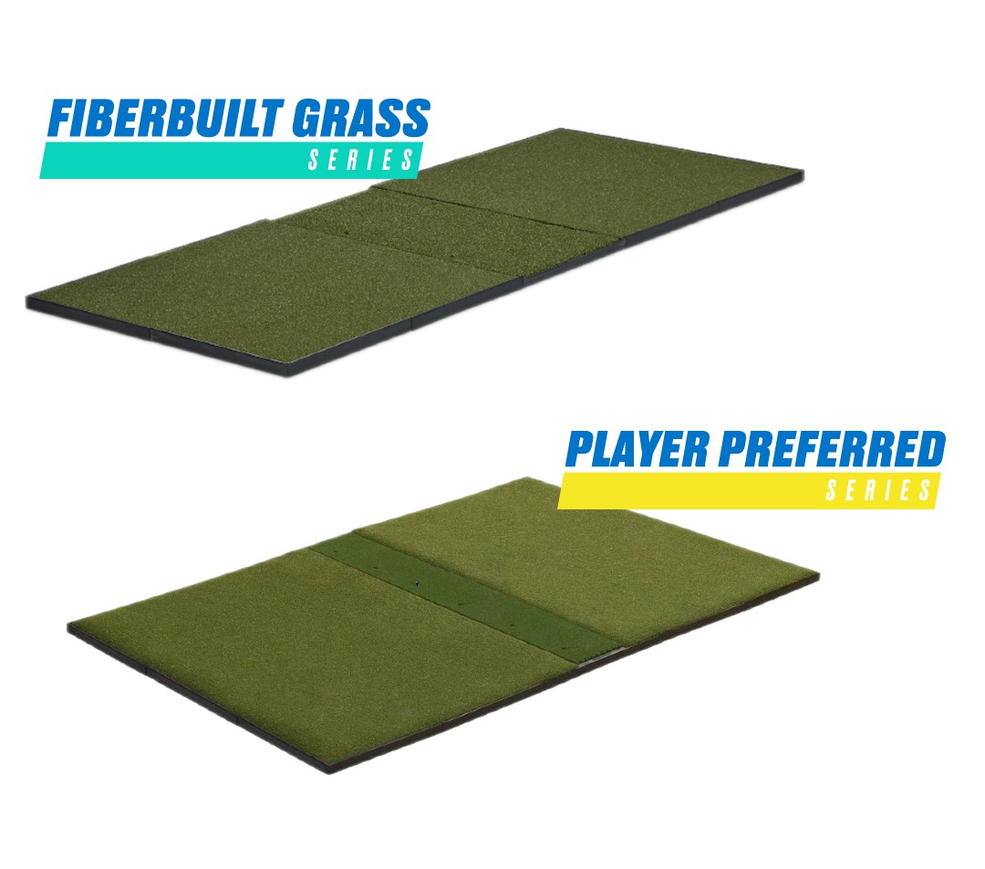 Fiberbuilt mat compare grass series and player preferred series