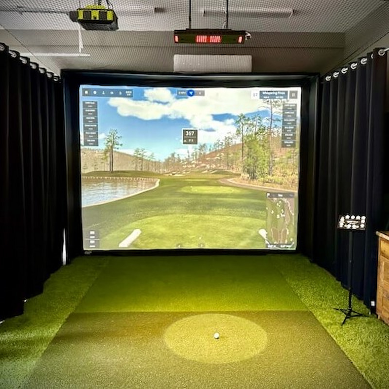 Carl's DIY Enclosure as part of the Rogue Engineer Golf Simulator Package